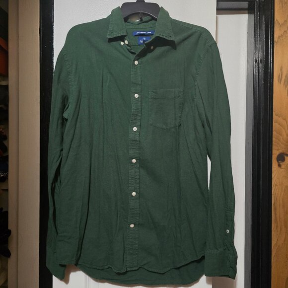 Old Navy Other - Old Navy Men's Casual Green Slim Fit Button-Up Shirt Size Large